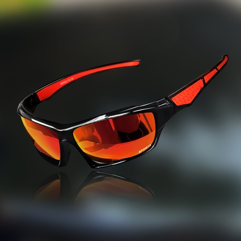 Outdoor Cycling New Cross-Border Men's Fashion Colorful Film Outdoor Night Vision Driver Driving Sunglasses Cycling Sports Glasses_voghion.com