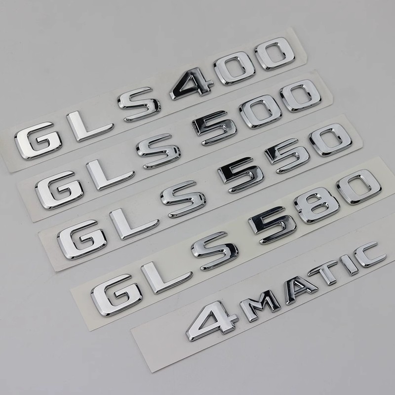 ベンツ改造GLS400 GLS500字マークGLS63車マーク4maticテールマークAMG後マーク点灯黒|undefined
