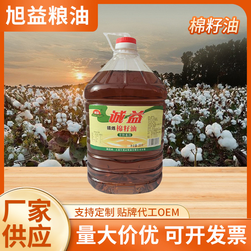 植物压榨提取棉籽 基础油棉籽油 棉油棉花籽桶装食用植物油