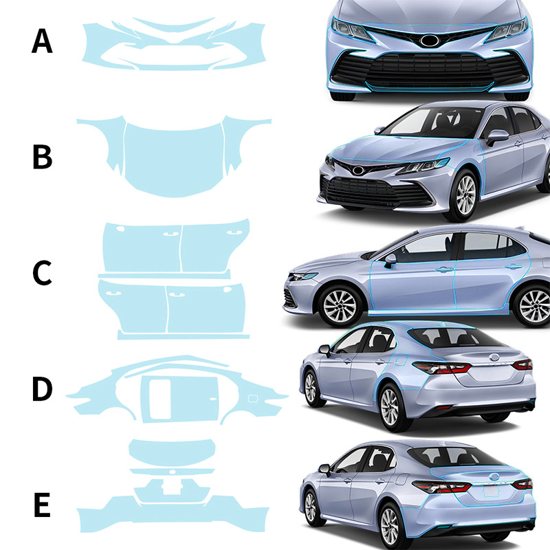 Cross-border exclusive for Toyota Camry LE XLE TPU invisible paint protective film to prevent scratches and brighten