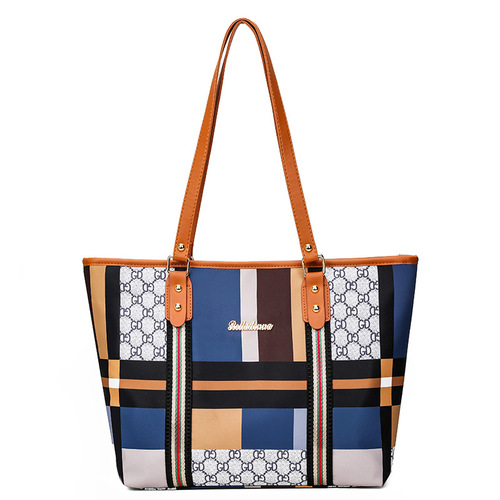 Cross-border new women's bag shoulder bag large capacity tote bag mom bag Korean style fashion cloth bag nylon one piece drop shipping