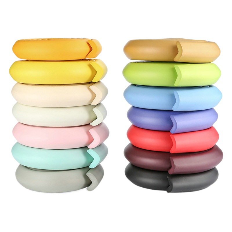 Factory direct anti-collision bar kindergarten L-shaped thickened protective bar baby safety children's anti-collision bar wholesale