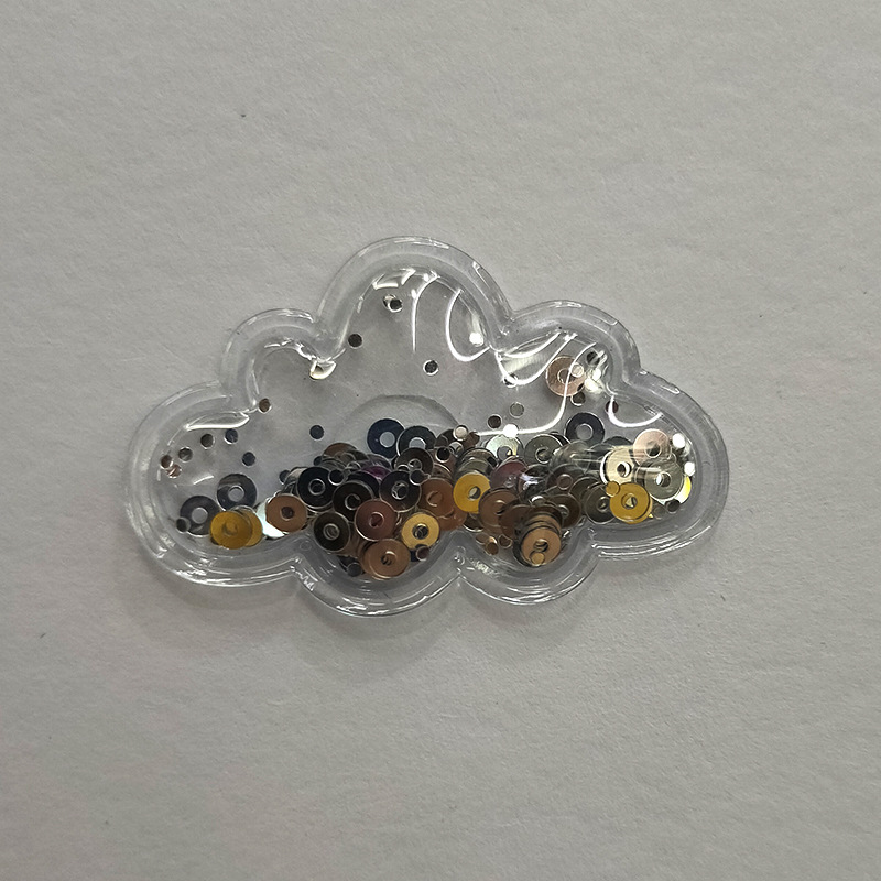 大小云朵亮片充气标