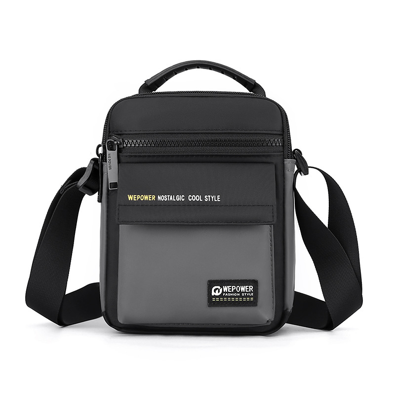 Wepower nuevos hombres casual simple bolso de hombro portátil de gran capacidad de almacenamiento bolsa de mensajero bolso de negocios