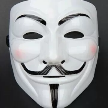 万圣节恐怖鬼脸 V字面具 V怪客面具 黑客面具 鬼步舞面具男 批发