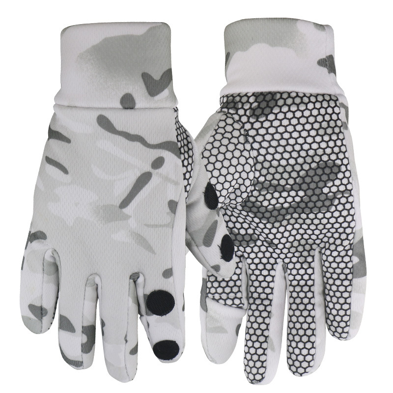 Guantes de invierno a prueba de frío con guantes de esquí calientes gruesos y antideslizantes para montar
