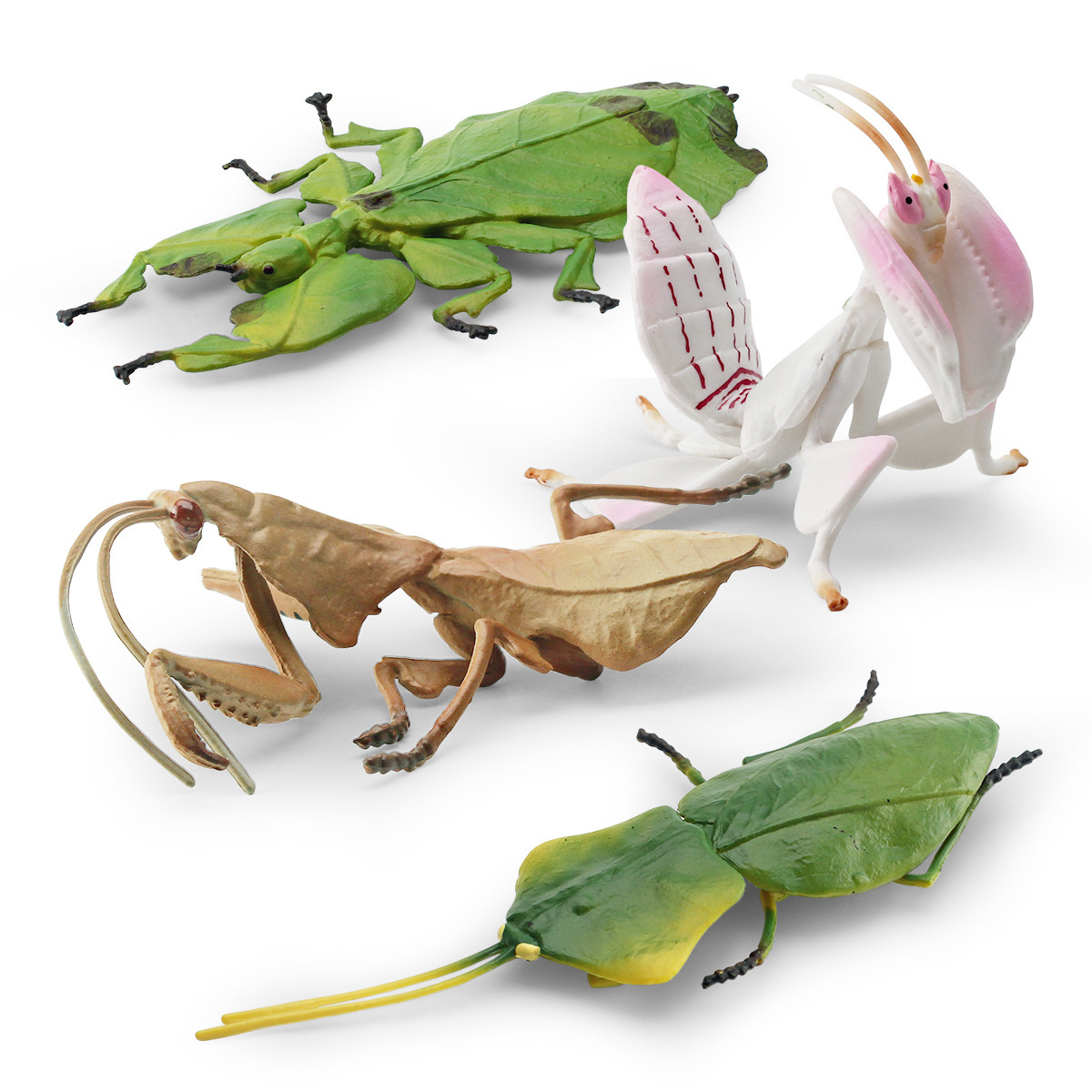 Transfronterizo simulación insecto modelo animal HOJA DE Sishi hoja muerta Mantis hoja gigante orquídea Mantis decoración de escritorio