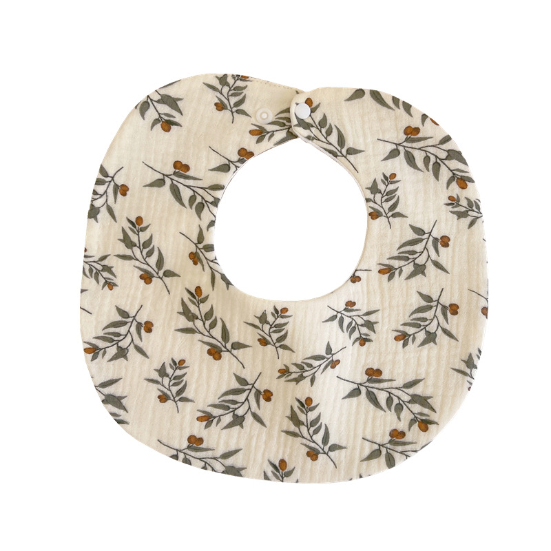 Babero de gasa de algodón puro del bebé babero recién nacido absorbente impermeable escupir leche super suave bufanda Otoño e Invierno