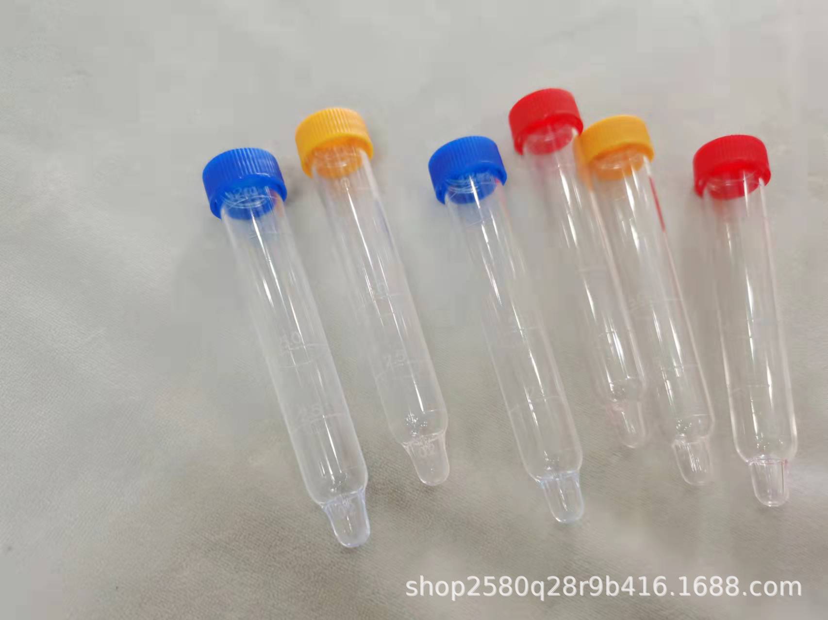 12ml螺口尿沉渣试管 尿液采集试管带刻度 透明硬质试管