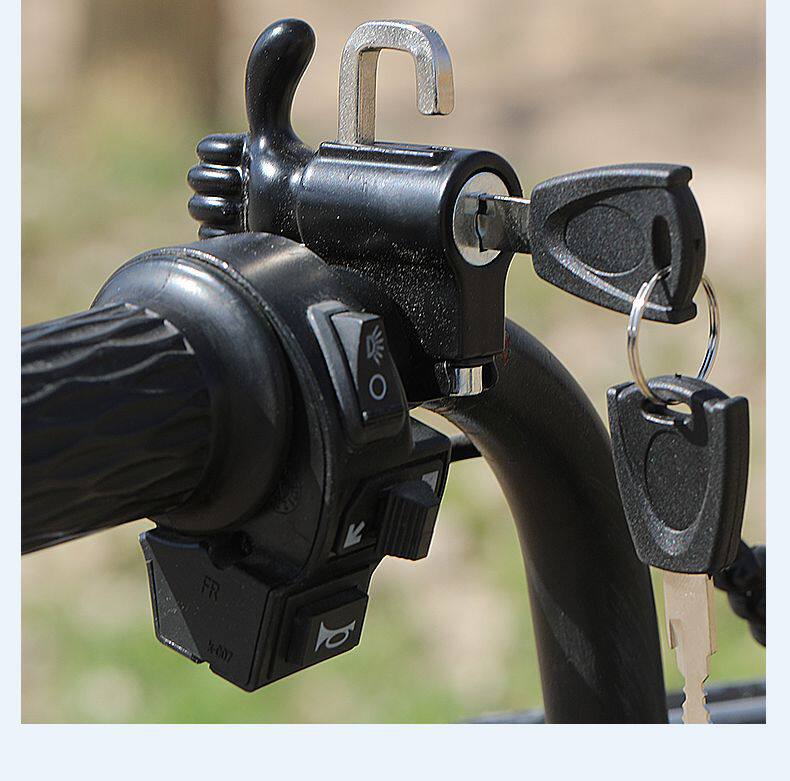 Electric Vehicle Helmet Lock, Electric Vehicle Motorcycle Safety Helmet Key Hook, Fixed Lock Buckle, Universal Hat Lock