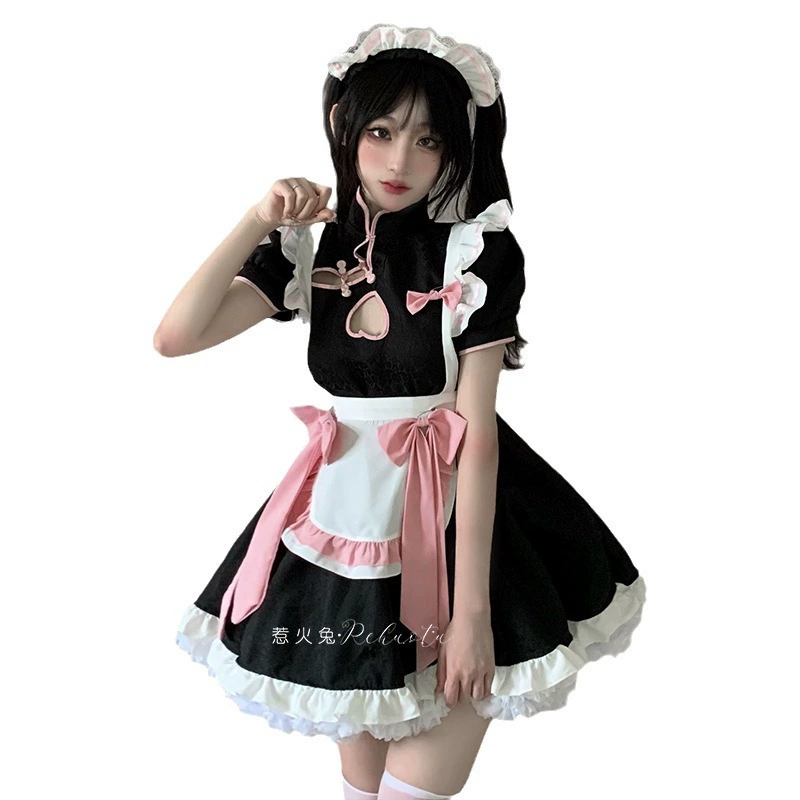 Платье, японский комплект, кимоно, сексуальный костюм, стильLolita, китайский стиль