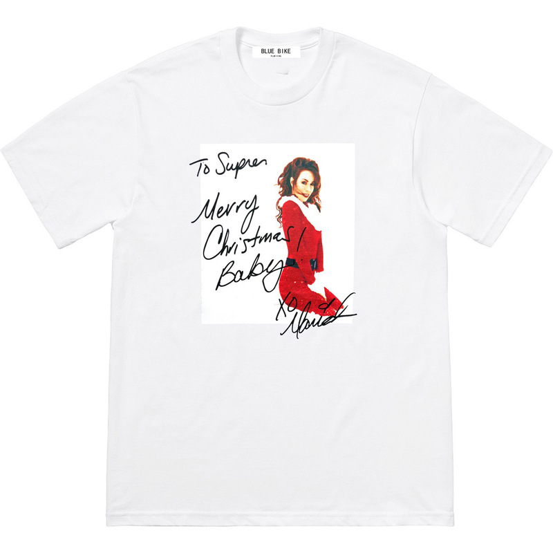 21SSMariah Carey Tee Mariah Carey Figure Loose Short Sleeve Round Neck T-Shirt for Men and Women Couple