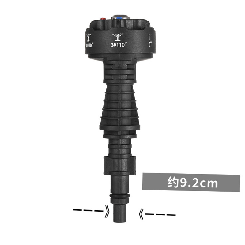 Pistola de agua de limpieza de la boquilla de la esquina inalámbrico de alta presión pistola de agua Lavadora de coches 1/4 de interfaz de seis en uno boquilla de ingeniería de plástico image 5