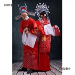 女驸马状元服凤冠霞帔中式婚礼新郎新娘服装帽子结婚古装戏麦太保
