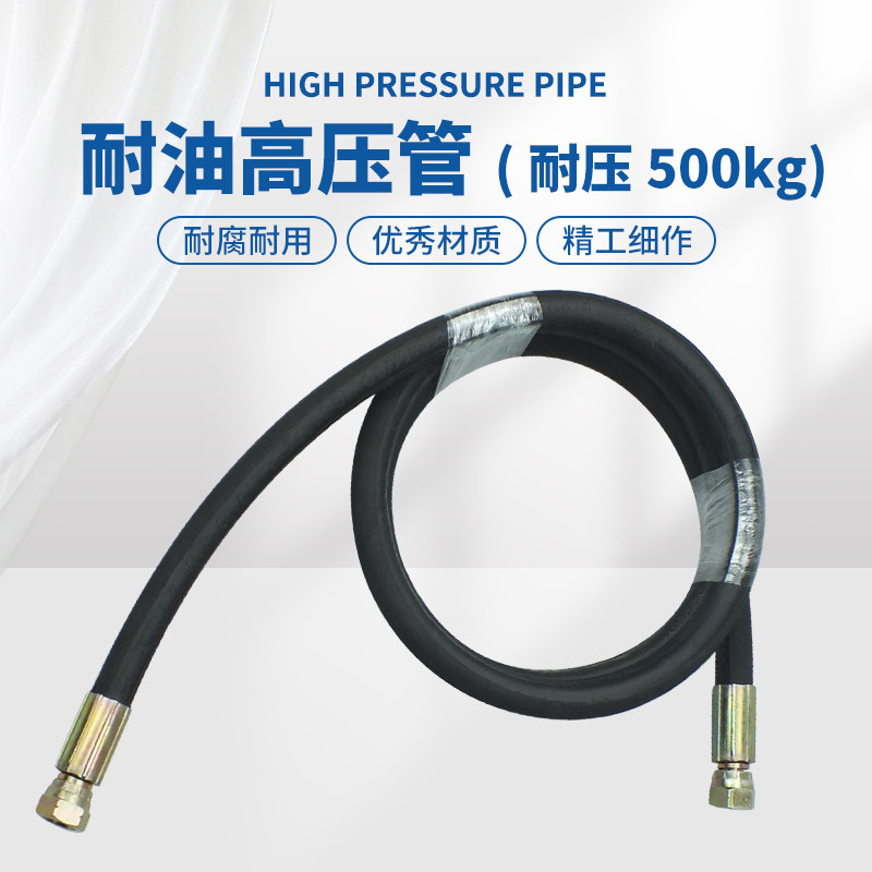 耐腐蚀耐油耐高压供料管双内丝2分牙钢丝编织耐温耐500kg压力管