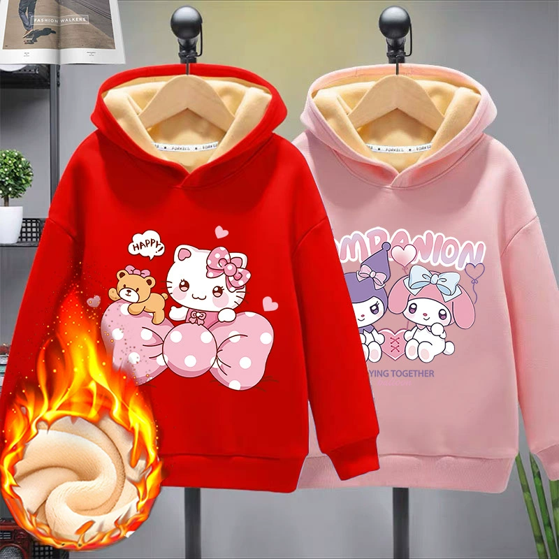 Demi-season warm sweatshirt, keep warm down jacket with hood, children's clothing, Korean style, western style, for teenagers