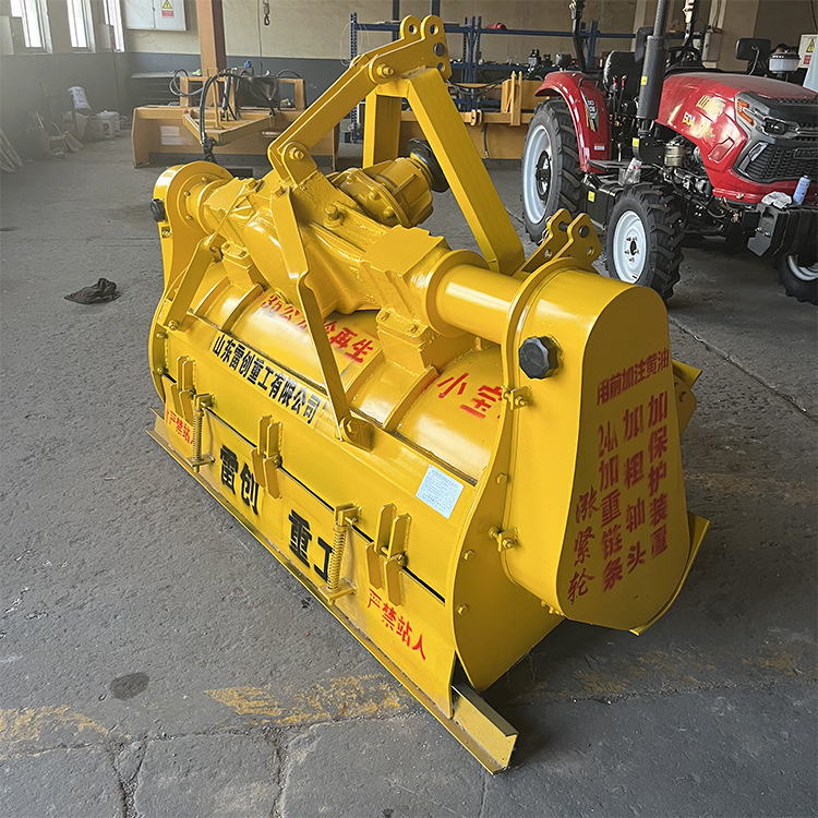 四轮车带动拌灰土机 1800型加密拌灰机 悬挂式拌和机