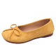 2025 Spring New Arrival Bow Ballet Shoes French Fairy Small Shoes Flat Retro Mary Jane Shoes
