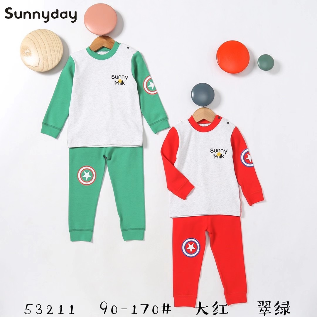 Niños y niñas super suave ropa interior de terciopelo de doble cara ropa interior para niños invierno invierno invierno ropa interior de invierno pantalones de invierno set al por mayor