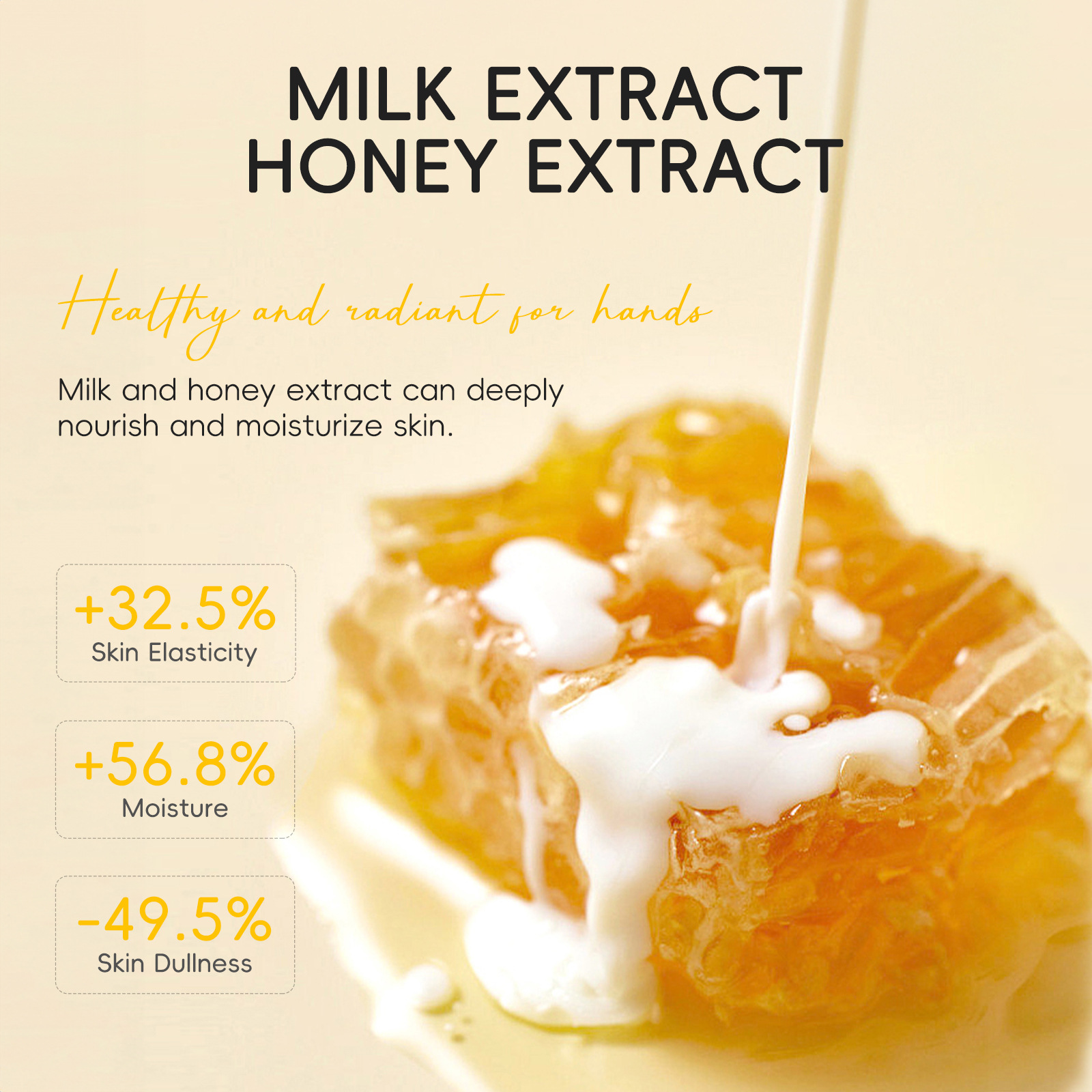 Cross-border English version LAIKOU Honey Milk Hand Wax 50g Hand Mask Moisturizing, hydrating and hydrating Autumn and winter manufacturer in stock undefined