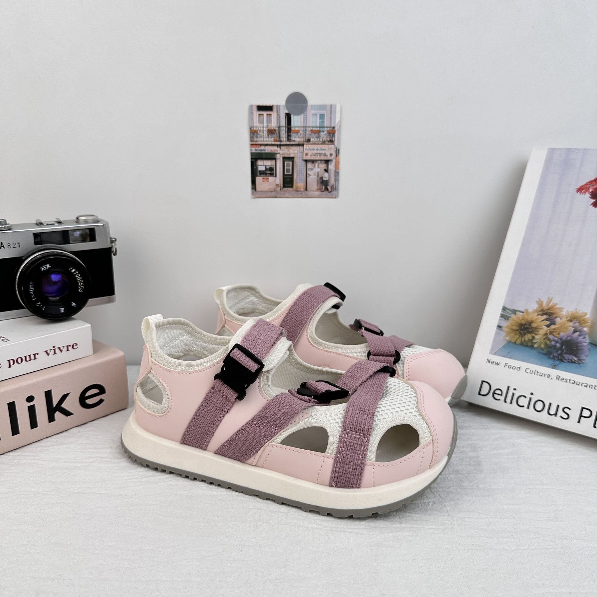 YUANBO sandalias deportivas de mujer 2025 nuevos zapatos casuales de verano transpirables zapatos blancos de nicho universal zapatos de patina