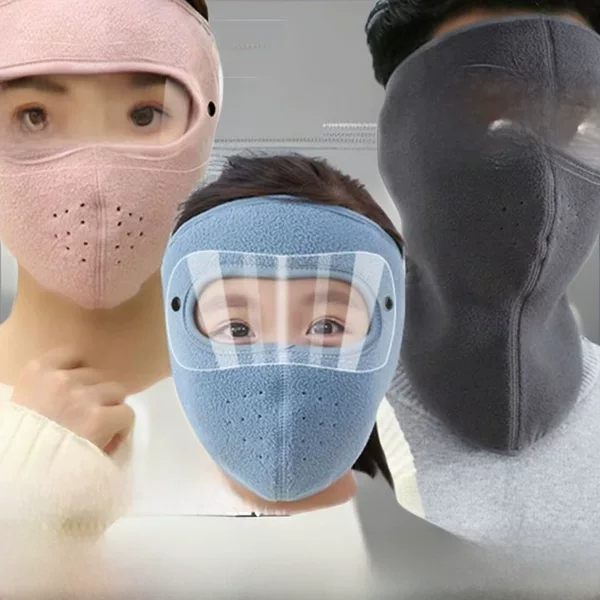 Cycling cold-proof mask winter warm mask eye protection female dustproof neck and ear protection thickened men's windproof mask female