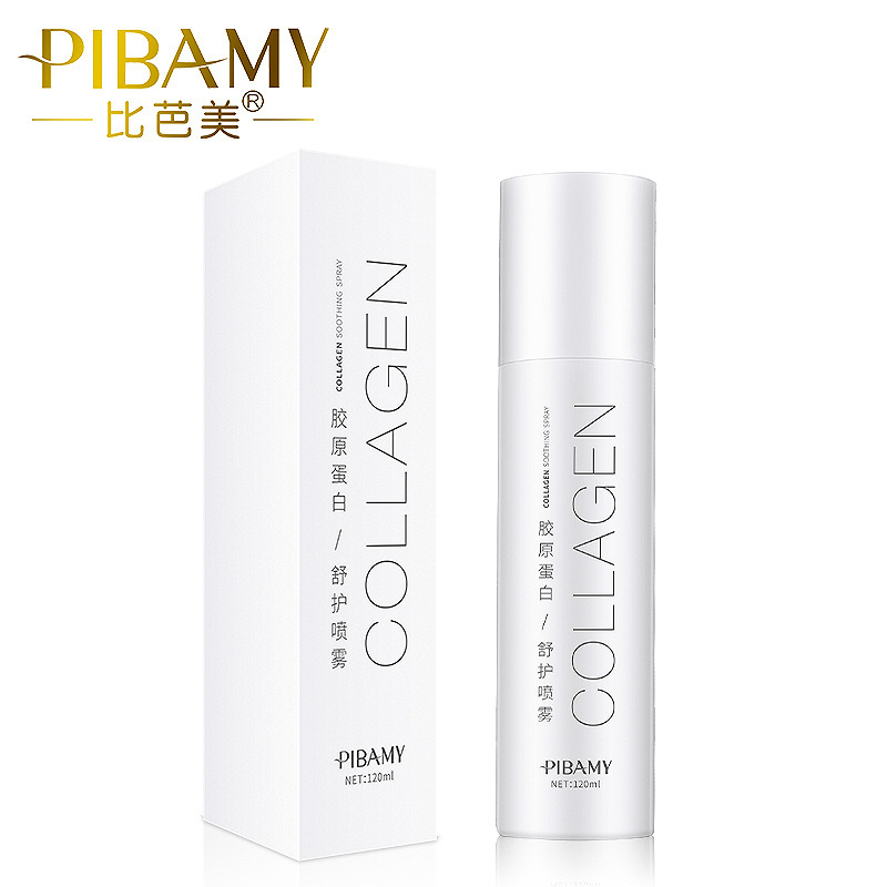Biba beauty collagen soothing spray hydrating moisturizing cold compress toner skin repair moisturizing manufacturer wholesale