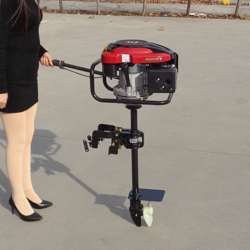 工厂供应4冲程船挂机实拍照片养殖船轻便船外机船挂机汽油机价格