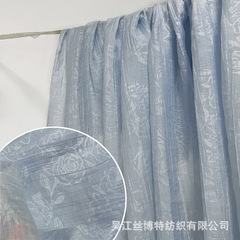 天糸薔薇生地柔らかいしわ筋理肌通気ワンピース漢服女装ライゼル暗い紋様生地