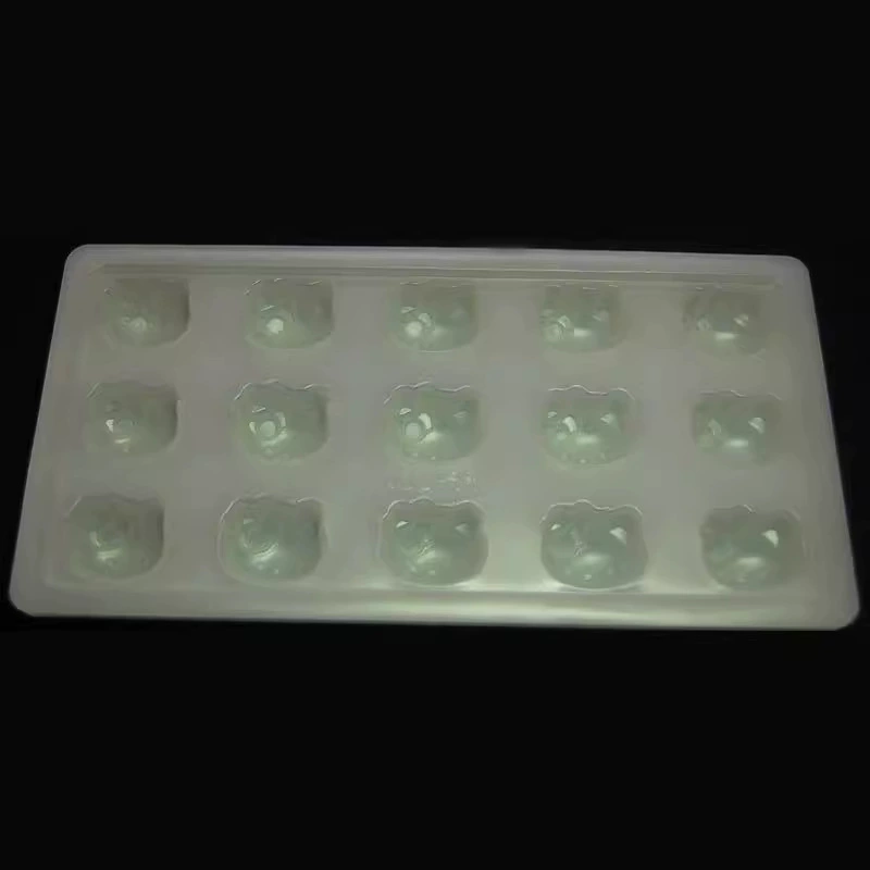 Baking tools 15 KT cat head PP jelly molds chocolate molds