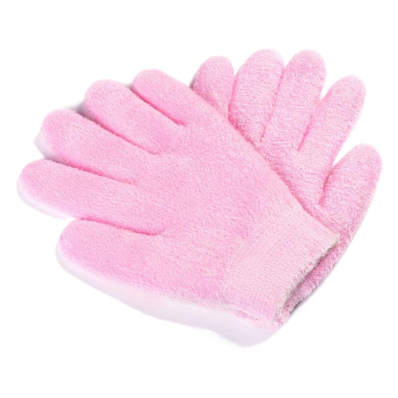 La misma máscara de mano de pantalla táctil de hilo de plumas de Australia para tratar la piel seca de manos y pies guantes de gel suministro directo de fábrica