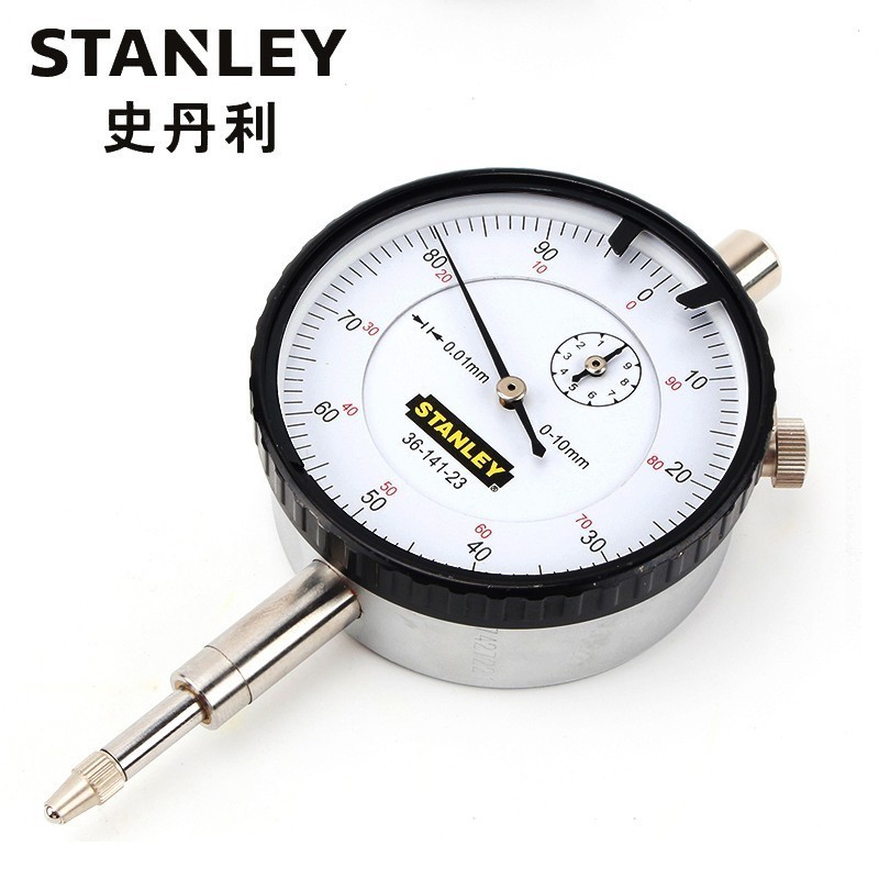 史丹利百分表高精度指针式测量表百分尺工件尺寸测量仪 36-141-23