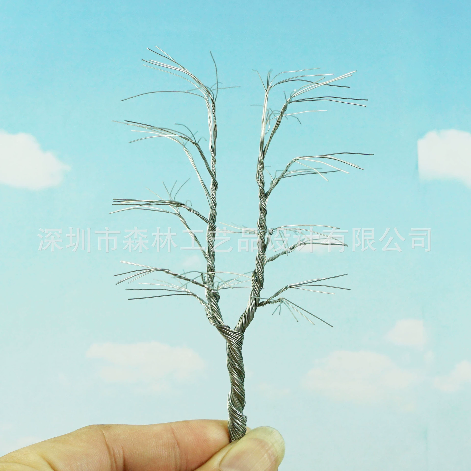 Модель здания, Модель поезда, Модель песочного стола, Модель дерева DIY Учебник Wire 119