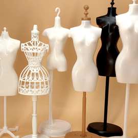人形模特架人台做衣服手工模型时装大裙展示支架娃娃配件背部龙骨