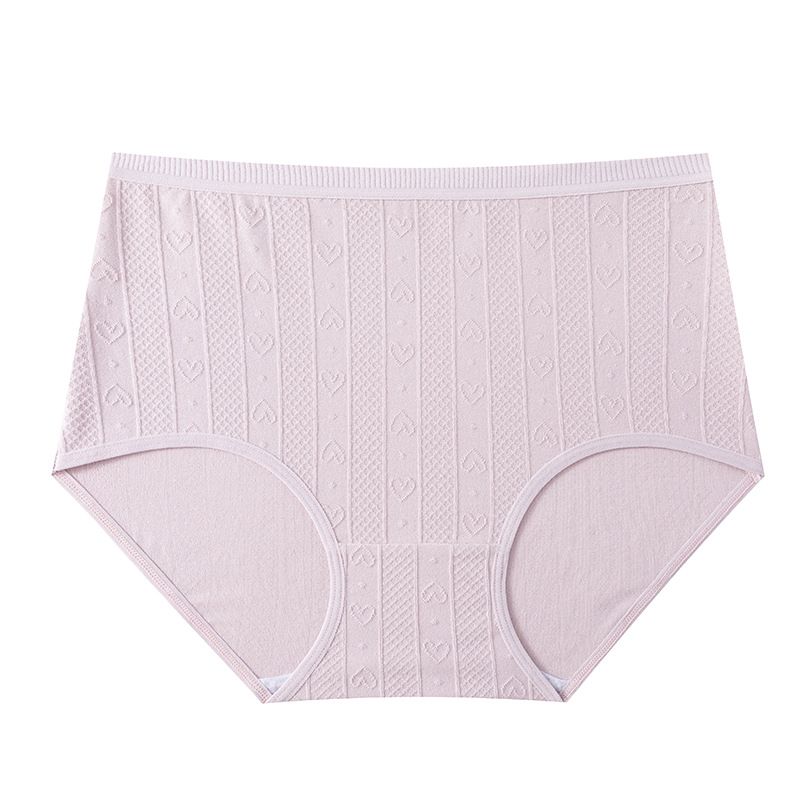 Ropa interior de gran tamaño para mujer entrepierna de algodón puro antibacteriano cintura alta abdomen elevador de glúteos mm200 kg para aumentar la frescura