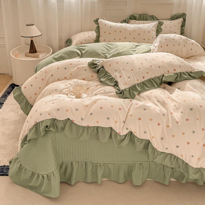 Corazón de color - verde