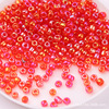 Nissan, glossy beads with tassels, 1.5mm, 4mm