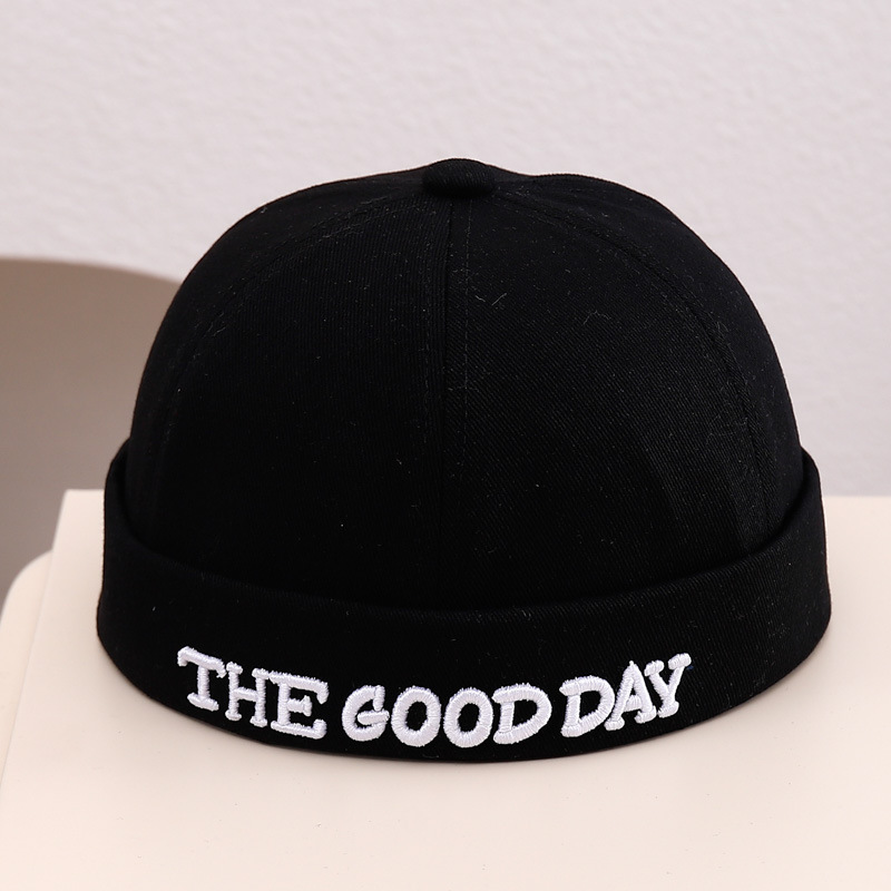 ins sombrero coreano para niños primavera y verano versátil sin bordes gorra de piel de melón para hombres y mujeres bebés de otoño sombrero de protección solar marea 6