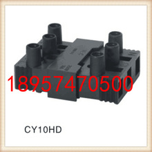CY10HD -3P 对插黑色贯通式 接线端子 太阳能照明端子10MM间距