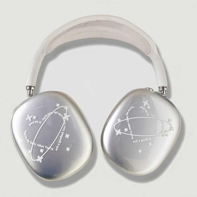 アニメ透明適用アップルAirPods Maxヘッドセットbluetoothヘッドセット保護カバーソフトケースかわいいシンプル|undefined