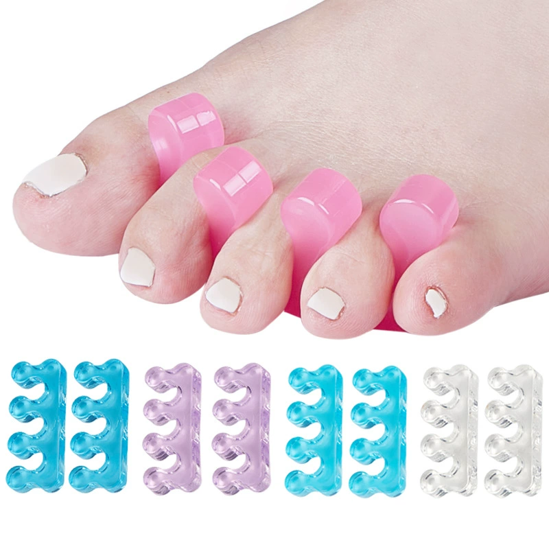 Разветвитель на пальцах ног с тремя отверстиями Разветвитель на пальцах ног Вальгусная стопа Фиксатор на пальцах ног