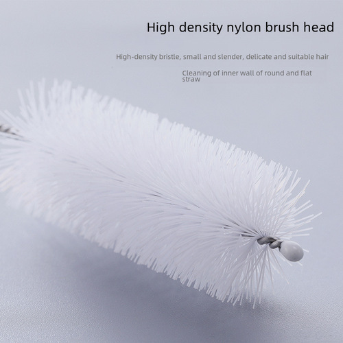 8.9.10.12.13 Set of Stainless Steel Straws Brushes, Test Tube Brushes, Nylon Cleaning Brushes - Multi-Size Cross-Border Shipping Set