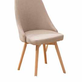 北欧单人实木椅子靠背餐椅ins网红化妆凳子电脑书桌椅子家用简约