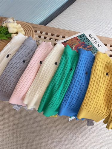 Children's and Kids' Plain Color Sweaters - Spring New Fashionable Kids' Autumn/Winter Base Knitwear for Outdoors - Casual Knitwear for Kids