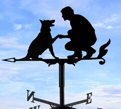 Amazon New Sailing Ship Wind Vane Metal Silhouette Decor Craft Ornament Metal Garden Courtyard Ornament