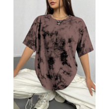 Q 34876 Printed crew neck T-shirt ӡ��Բ����� T ���羳
