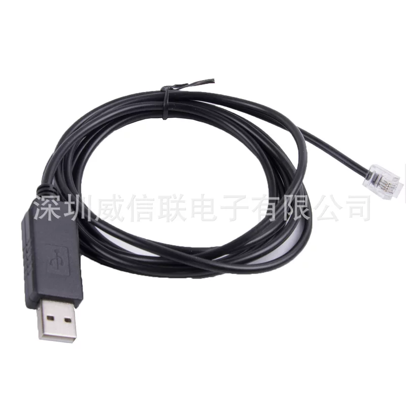 FTDI USB to RJ11 6P4C RS232 serial port Console configuration cable switch switch conversion line