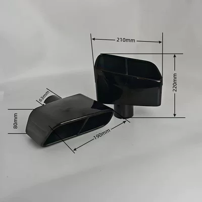 Exhaust pipe | and right sides