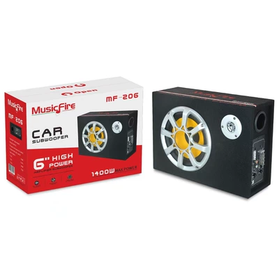Wholesale Car Audio Car Subwoofer 12V High Power Ultra-Thin Subwoofer Flat Gun 6inch Mf-206