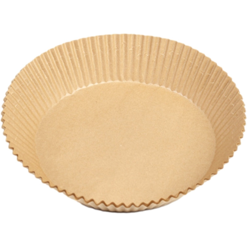 Round cake holder loofah steamer mat wheat straw plate glass fruit plate 16*4.5 air fryer special paper wholesale